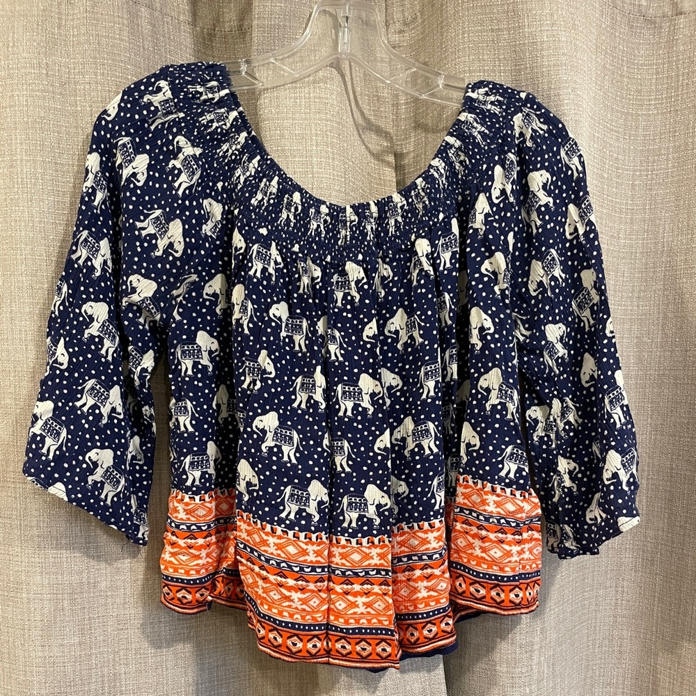 Flowy elephant shirt!